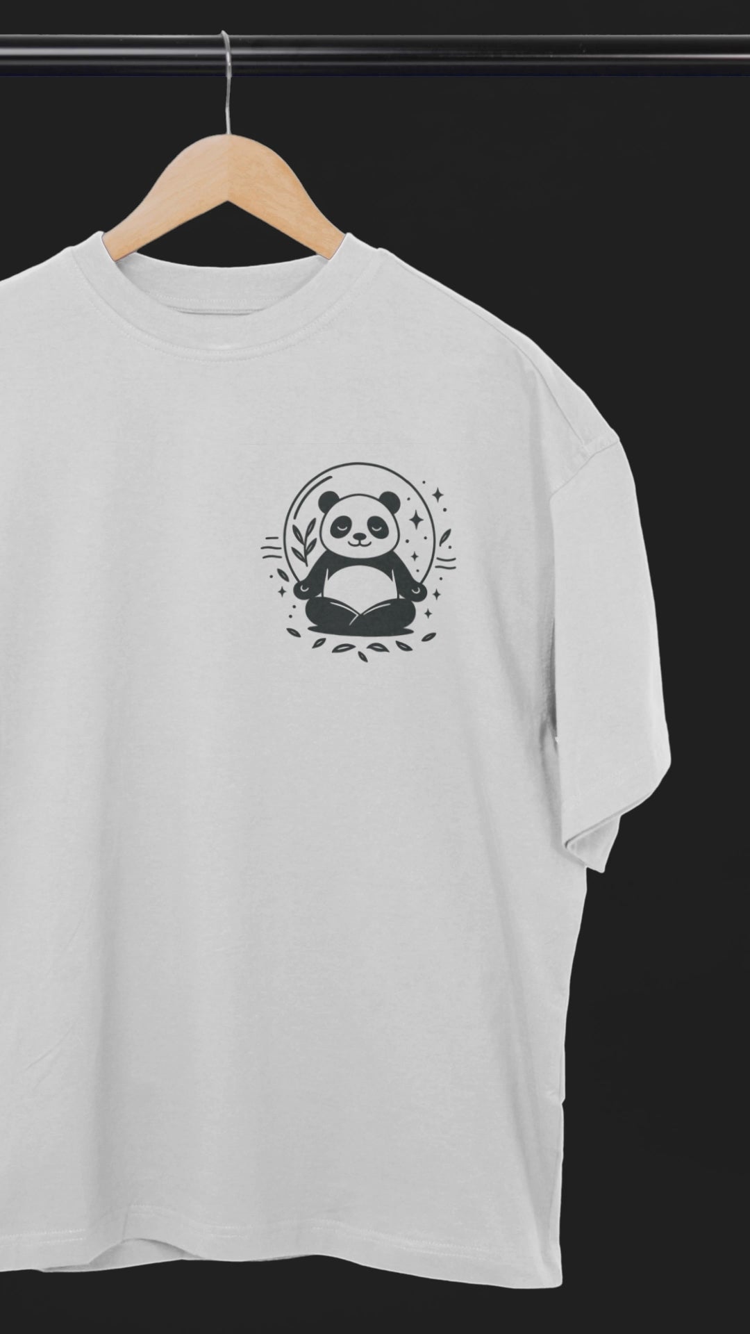 Find Your Zen Inner Peace Panda Tee | Mist & Cozy