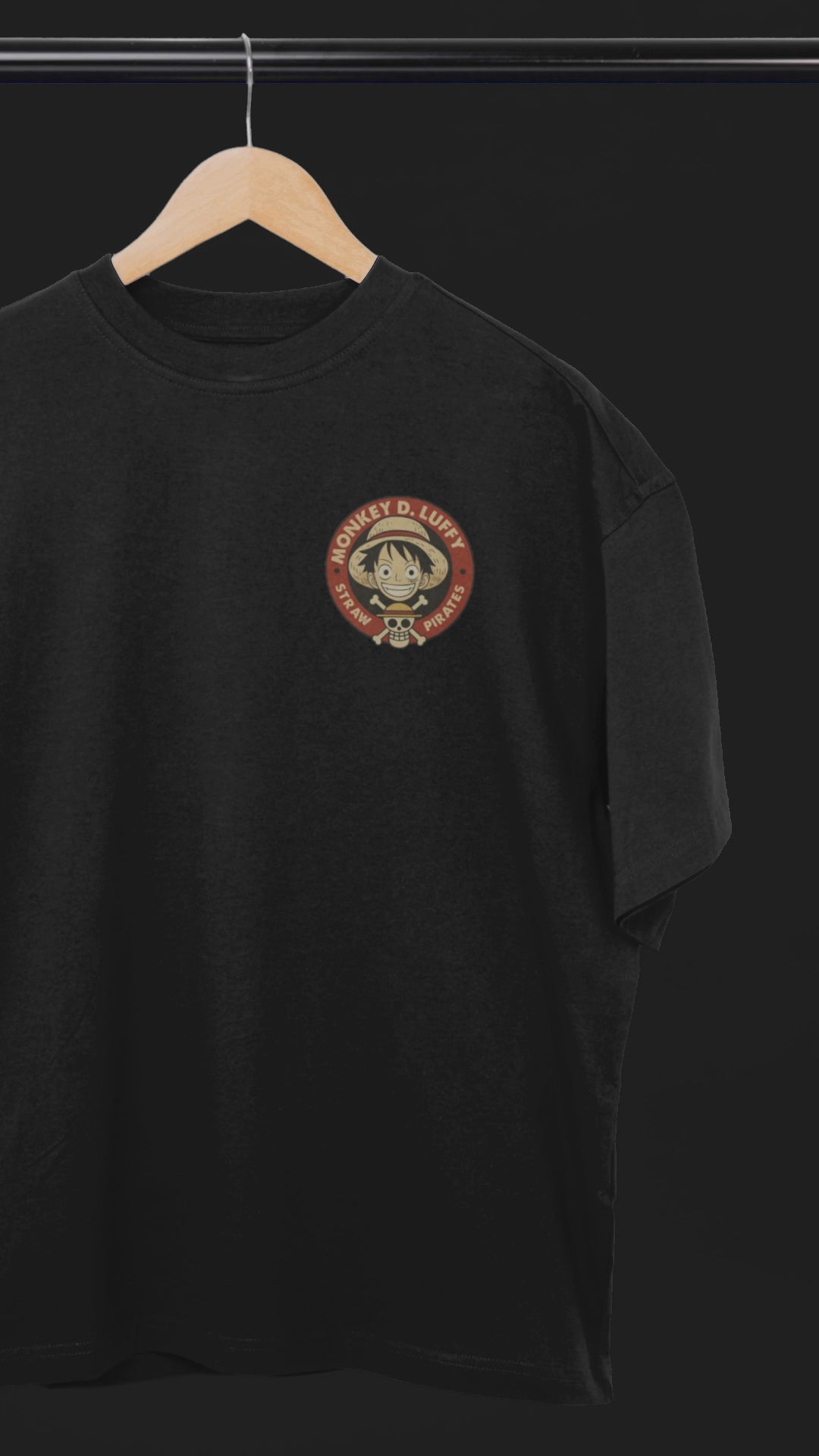 Forever Nakama Luffy’s Oath Oversized Tee | Mist & Cozy