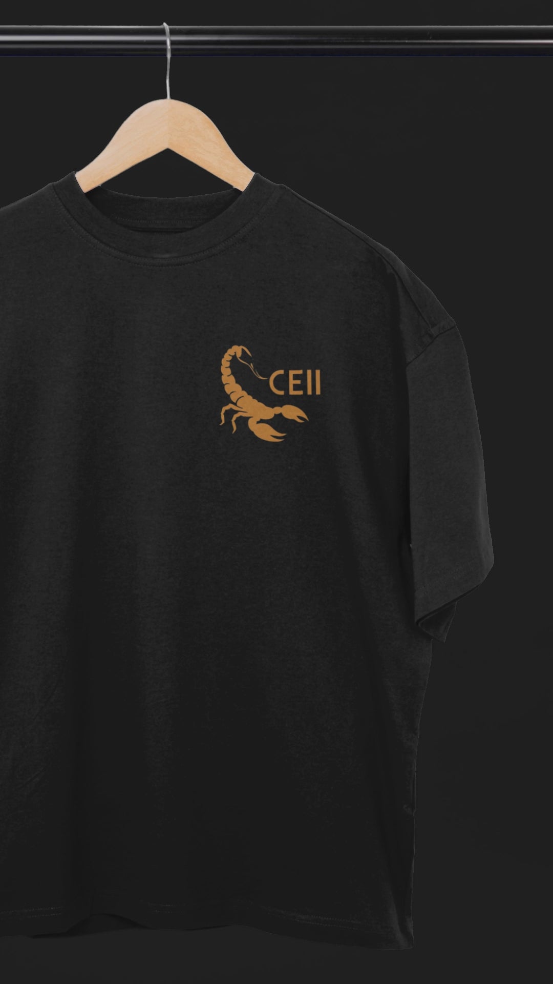 Scorpion Code Oversized Tee | Mist & Cozy