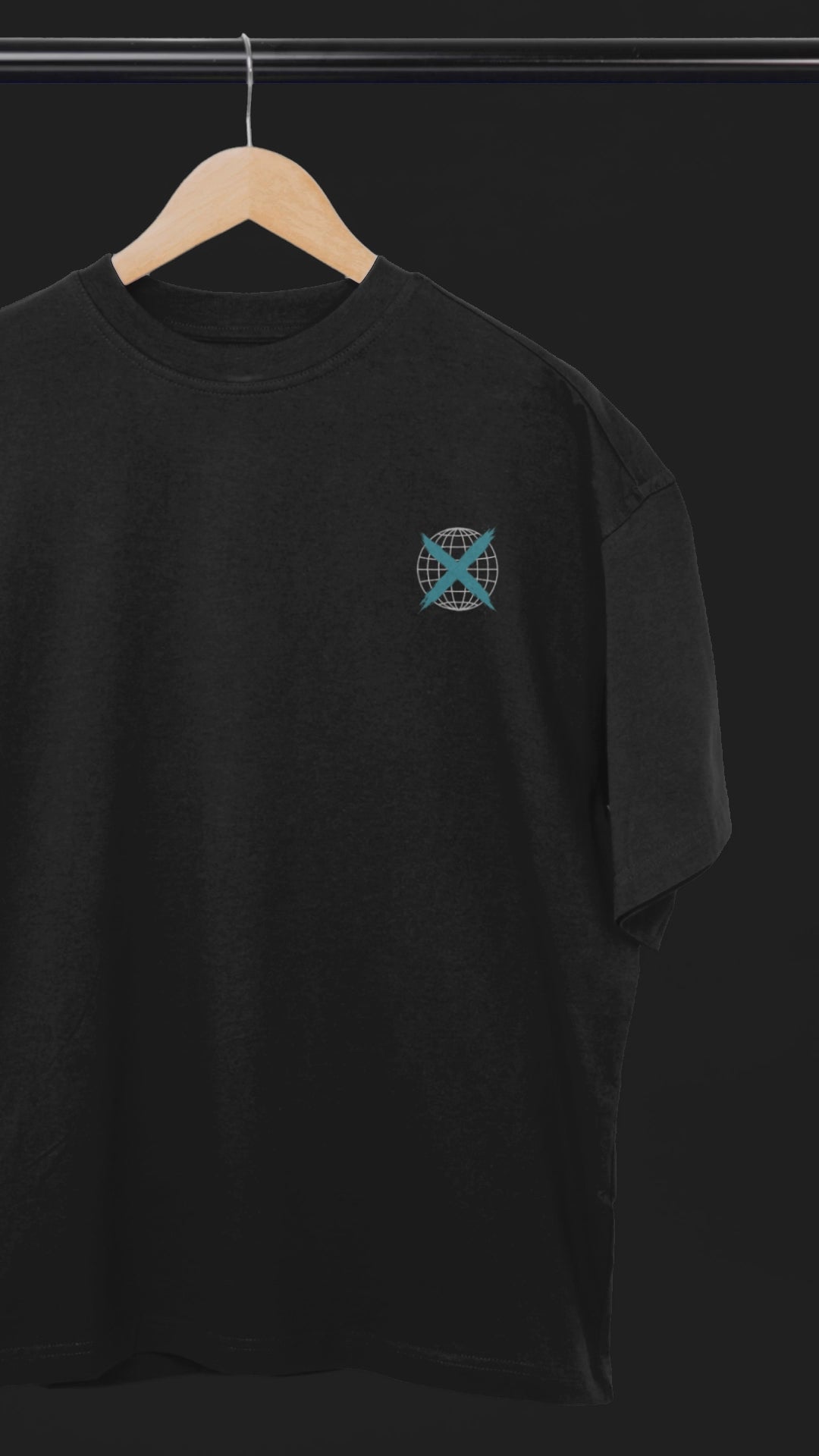 Defy Limits Never Give Up Oversized Tee | Mist & Cozy
