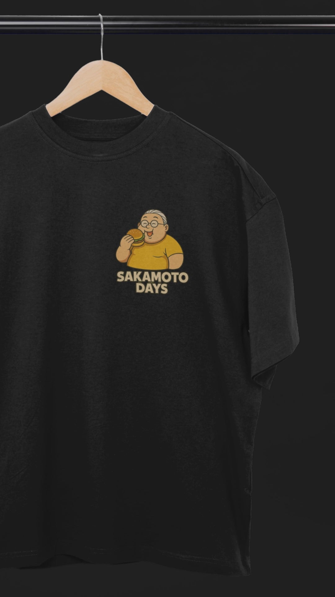 Tokyo Mission Mode Sakamoto Days Oversized Tee | Mist & Cozy