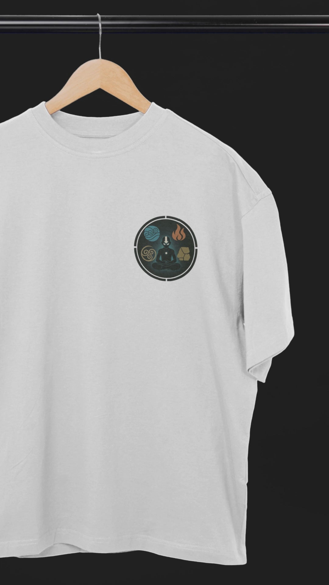 Balance the Elements Avatar Oversized Tee | Mist & Cozy