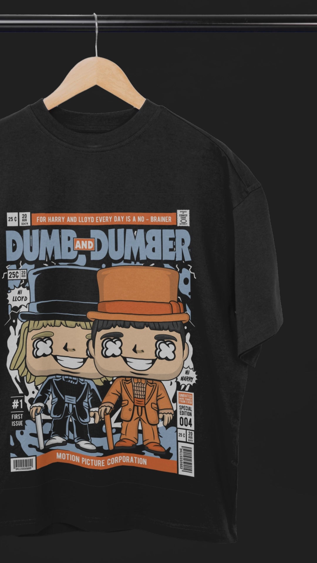 No Brains All Style Dumb and Dumber Tee | Mist & Cozy