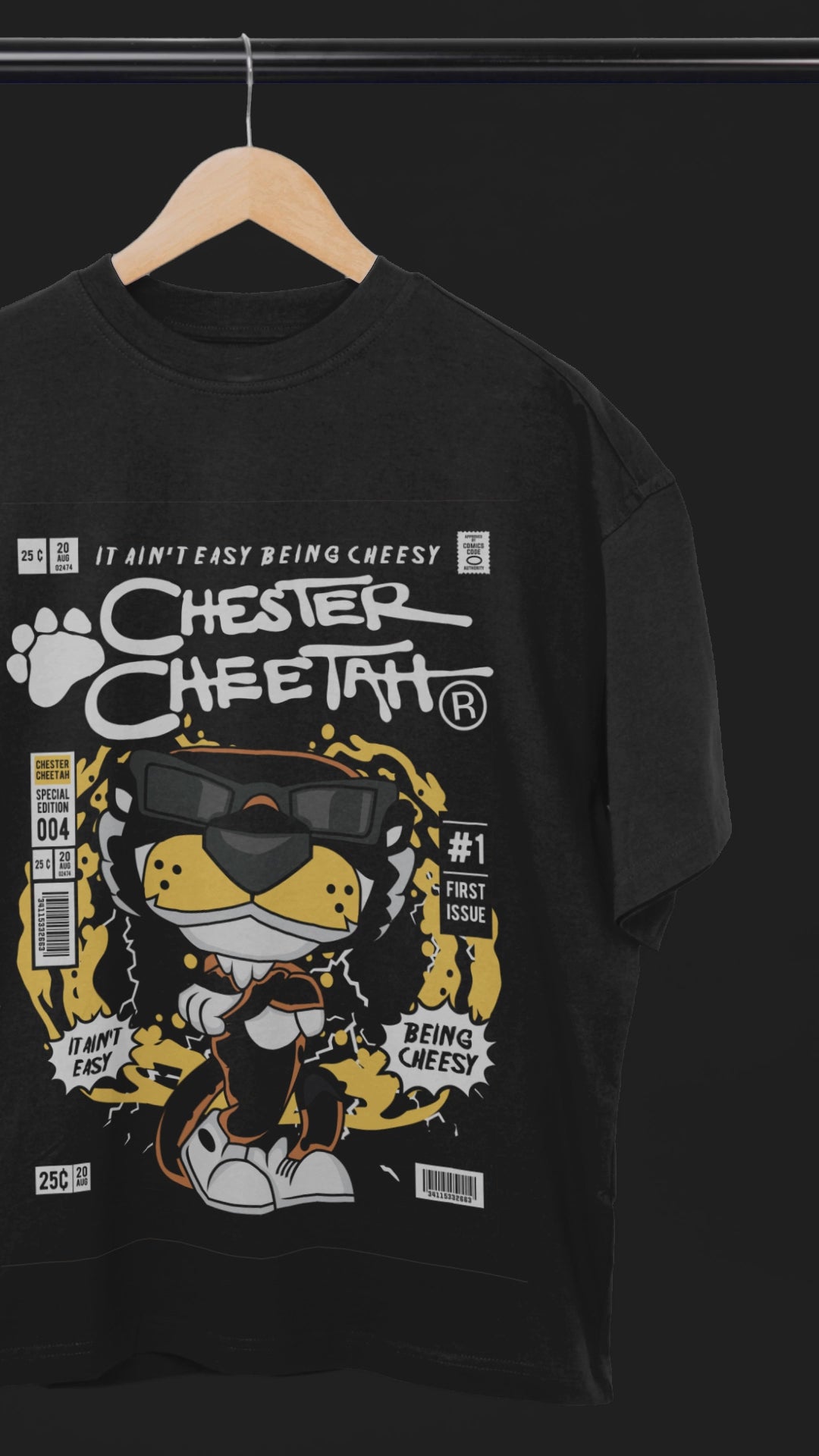 It Ain’t Easy Being Cheesy Chester Cheetah Tee | Mist & Cozy