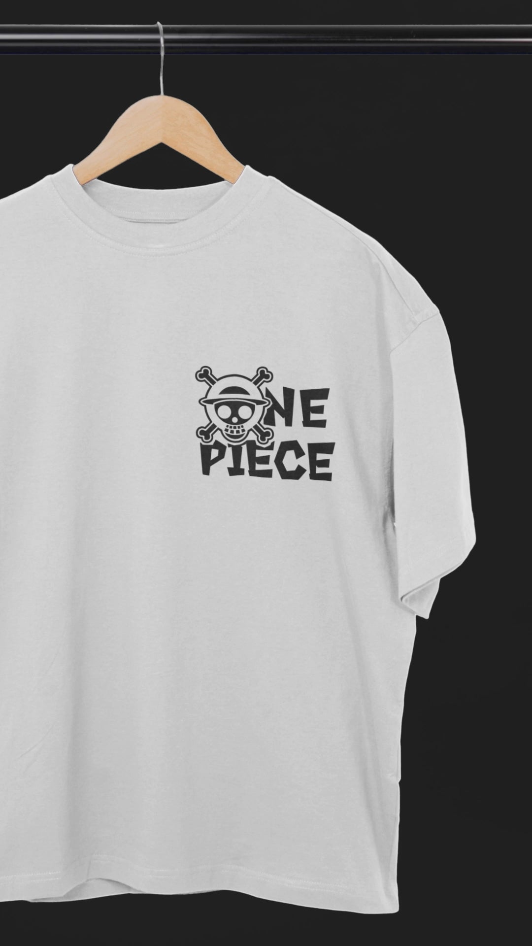 Gear 5 Awakened Luffy Punch Oversized Tee | Mist & Cozy