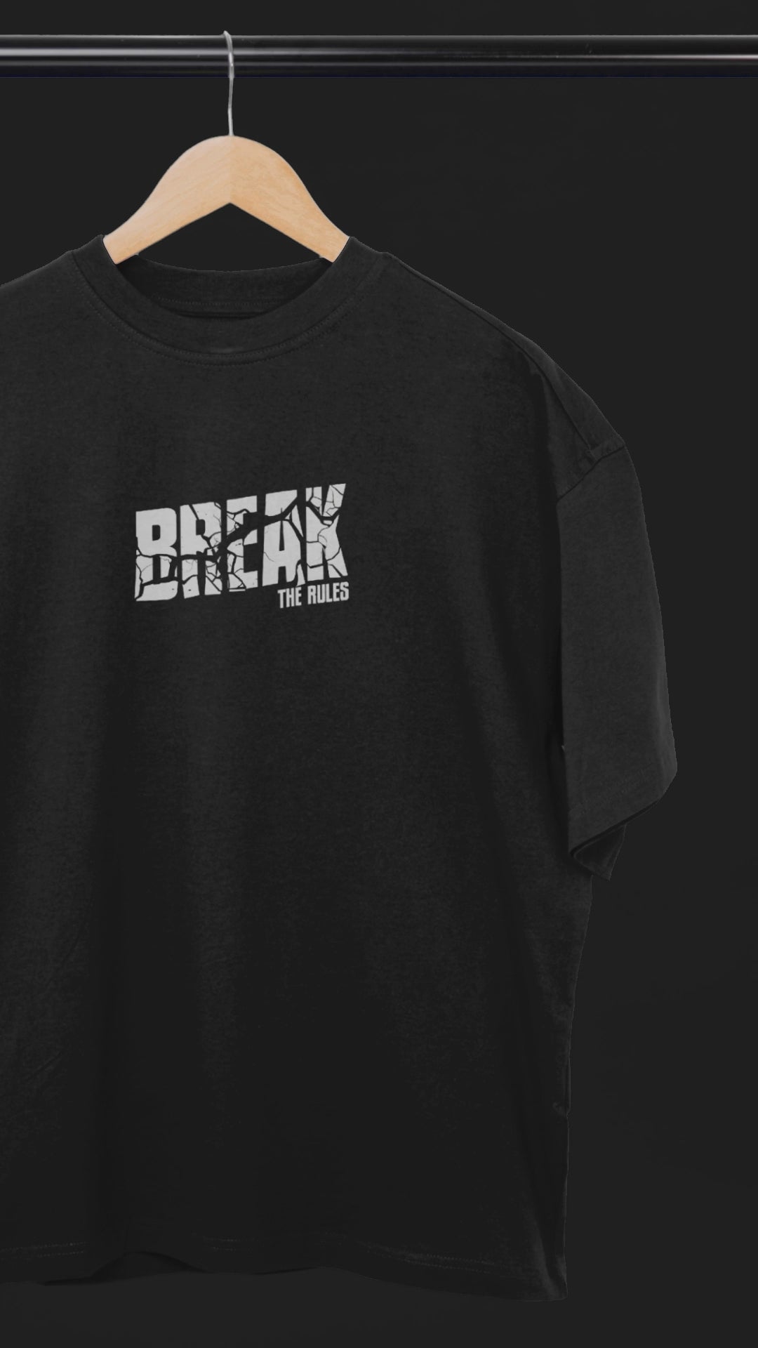 Break the Norm Street Rebel Oversized Tee | Mist & Cozy
