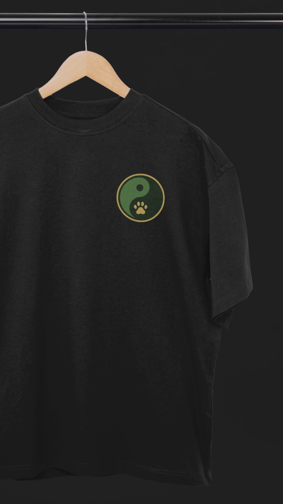 Panda Mastery Zen Warrior Oversized Tee | Mist & Cozy