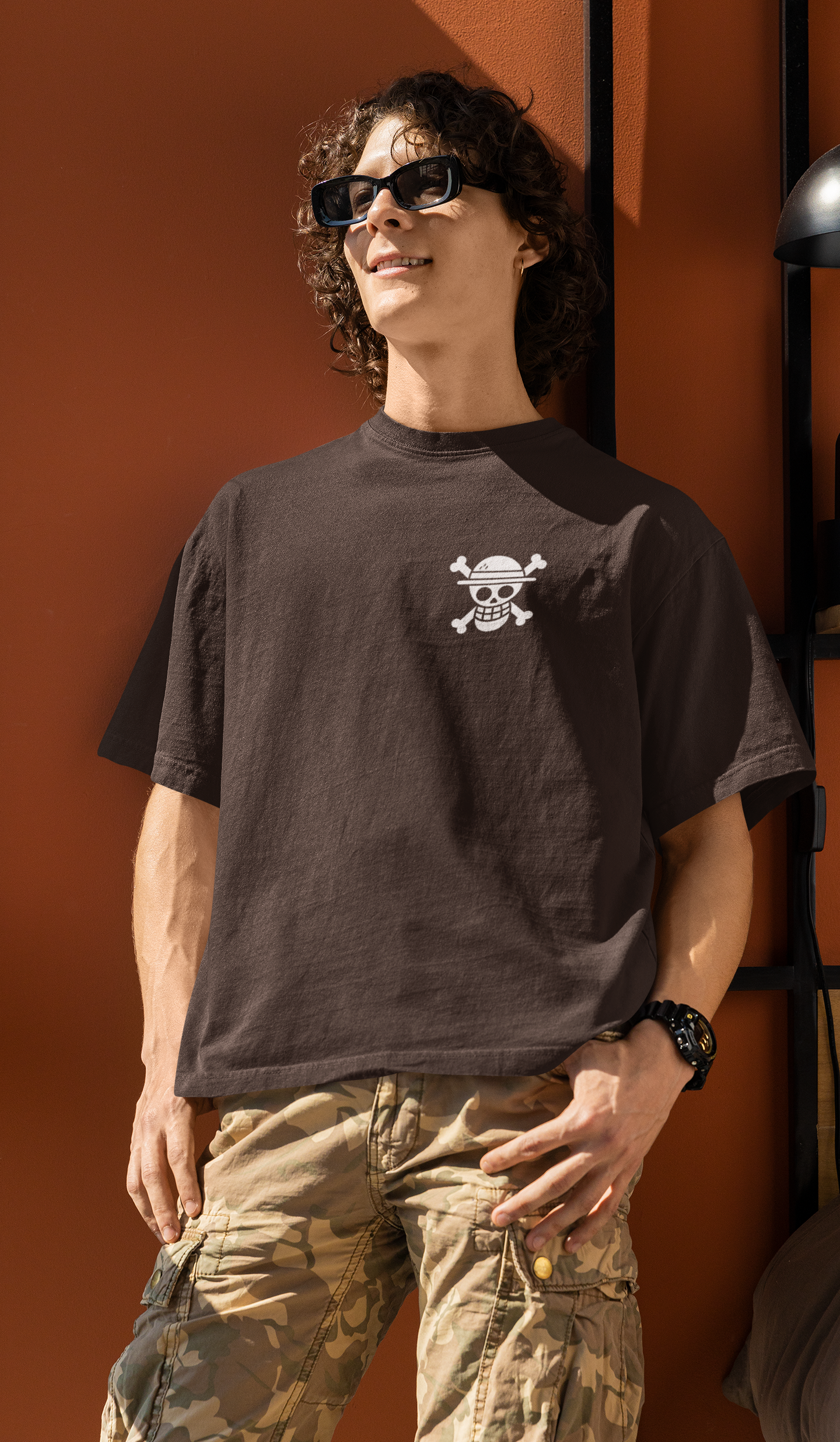 Next-Gen Pirate Vibes Luffy Oversized Tee | Mist & Cozy